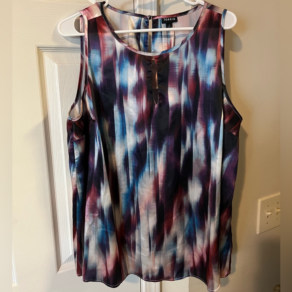 Silky watercolor Torrid Tank